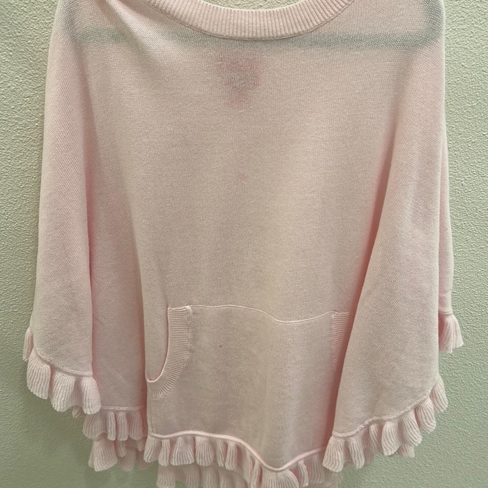 Pink lily pulitzer poncho